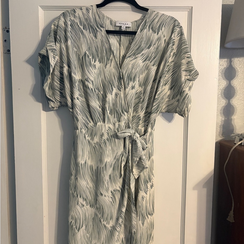 Olivia Rae Green and White Women's Dress